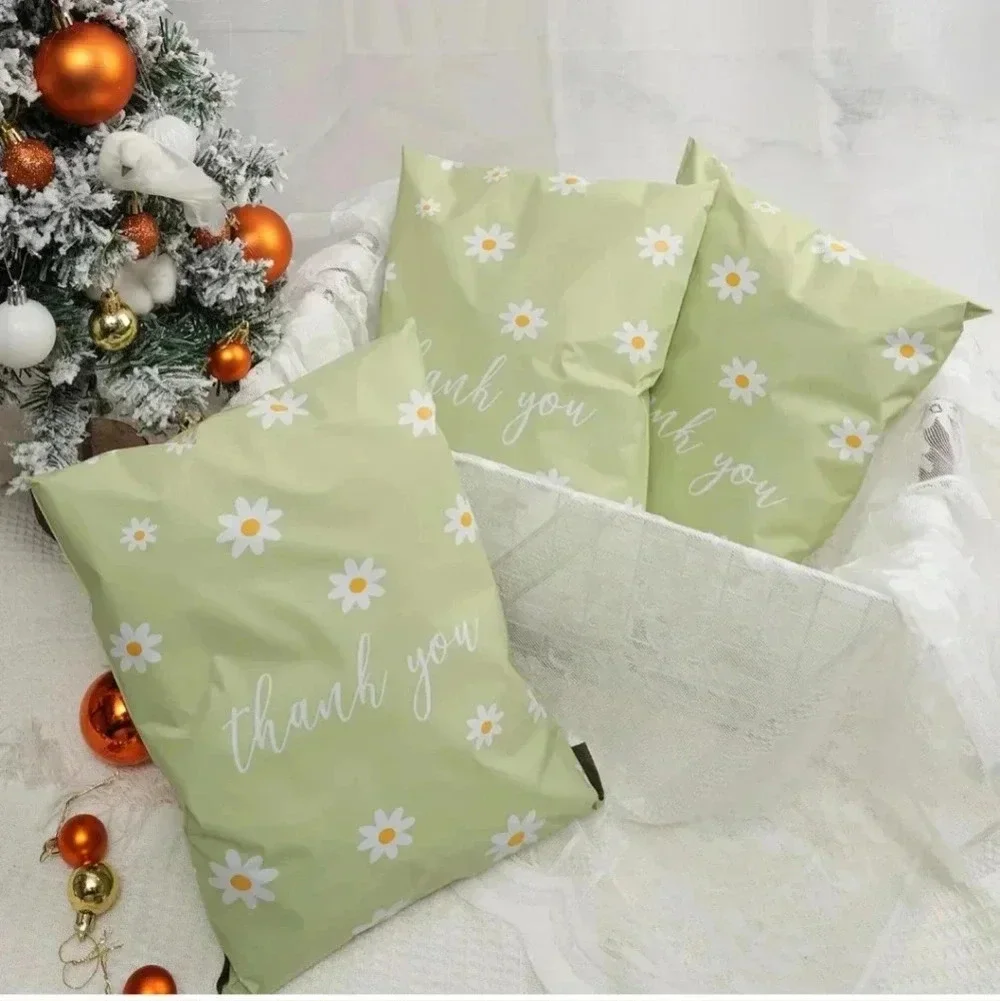 Thank You Poly Mailer 10x13 Inch 100 Pcs, Waterproof and Tear-Resistant Shipping